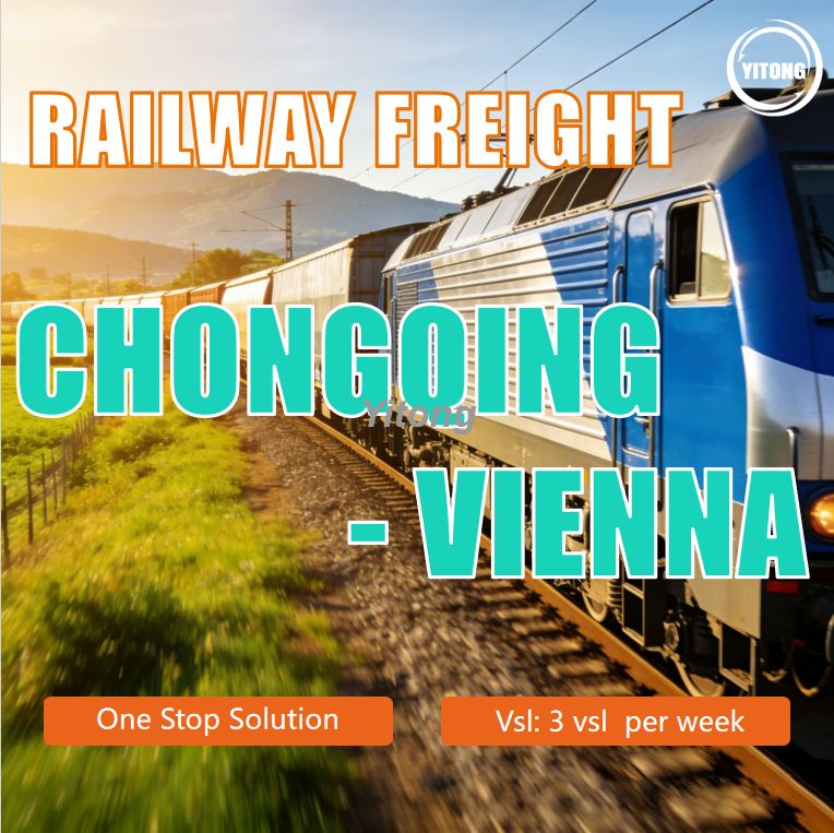Rail Freight From Chongqing China To Vienna Austria Efficient China Europe Train Logistics