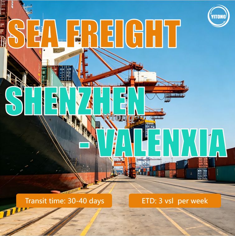 Ocean Freight From China Shipping To Valenxia Spain