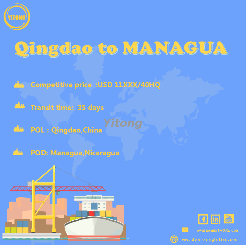 Ocean Freight Services From Ningbo To Managua Nicaragua