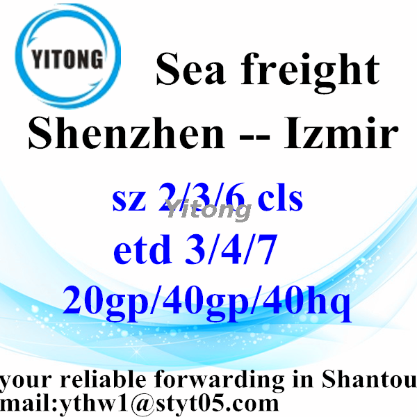 Shenzhen to Izmir International Freight Forwarder Turkey