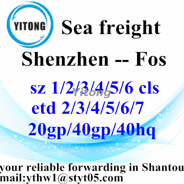 Shenzhen International Freight Forwarder Shipping to Fos France