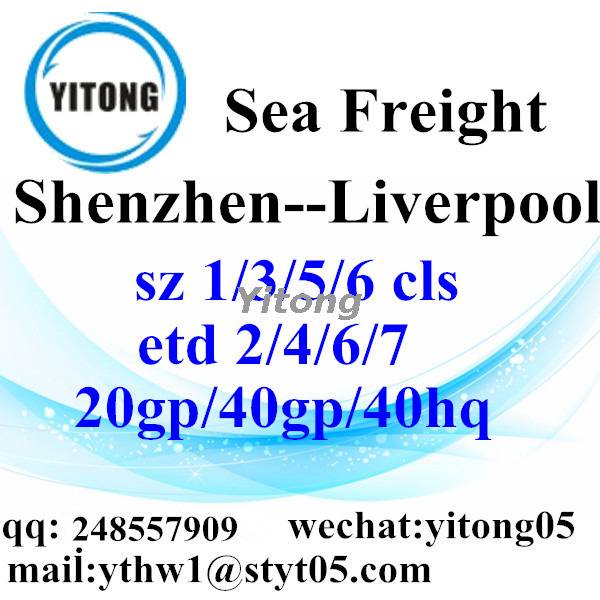 Shenzhen Sea Freight Shipping Agent to Liverpool UK