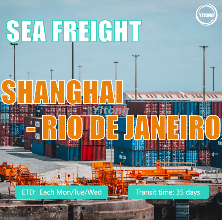 Sea Shipping Logistics From Shanghai To Rio De Janeiro Brazil