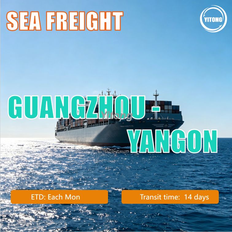 International Sea Freight From Guangzhou To Yangon Myanmar