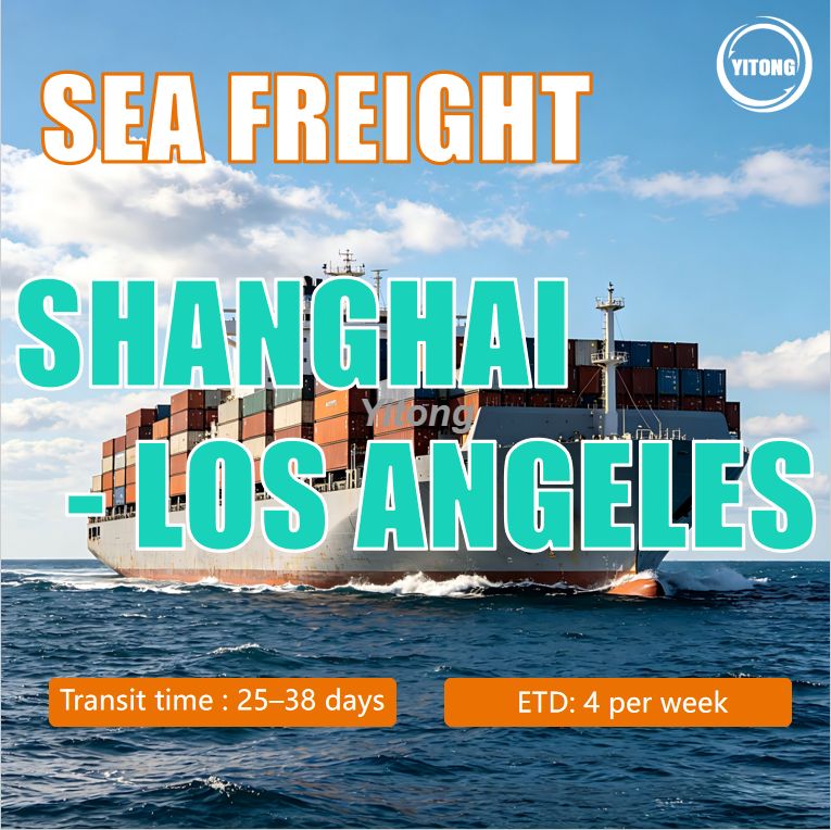 Efficient Sea Freight from Shanghai China to Los Angeles USA Secure High Frequency Shipping