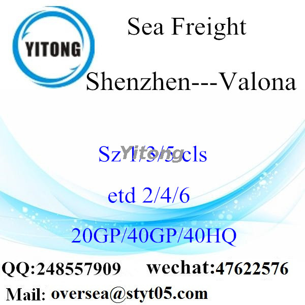 Shenzhen Port Sea Freight Shipping To Valona USA
