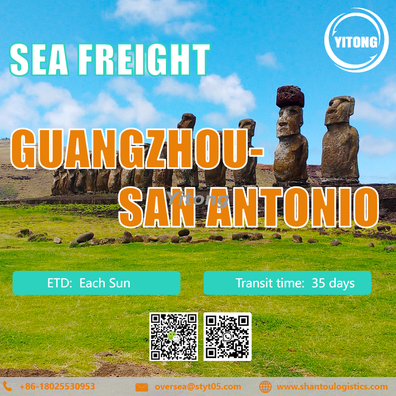 International Sea Freight from Guangzhou to San Antonio United States