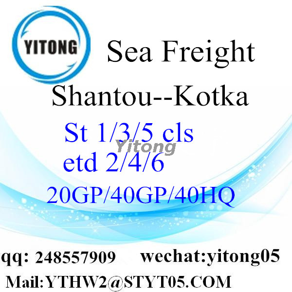 Shantou Container shipping to Kotka Finland