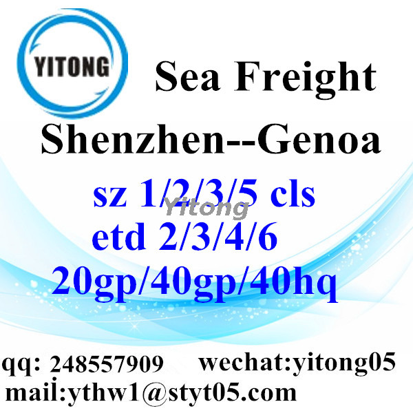 Shenzhen Sea Freight Shipping Service to Genoa Italy‌