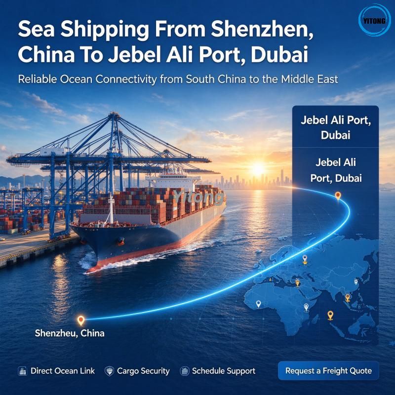 Sea Shipping from Shenzhen China to Jebel Ali Port Dubai