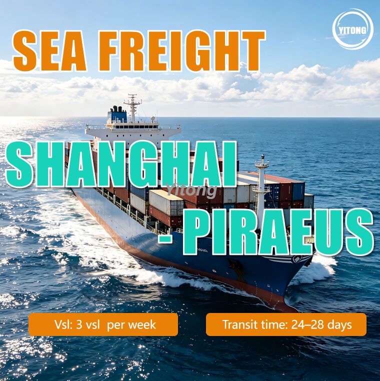 Dependable Sea Freight from Shanghai China to Piraeus Greece Gateway to Mediterranean Logistics