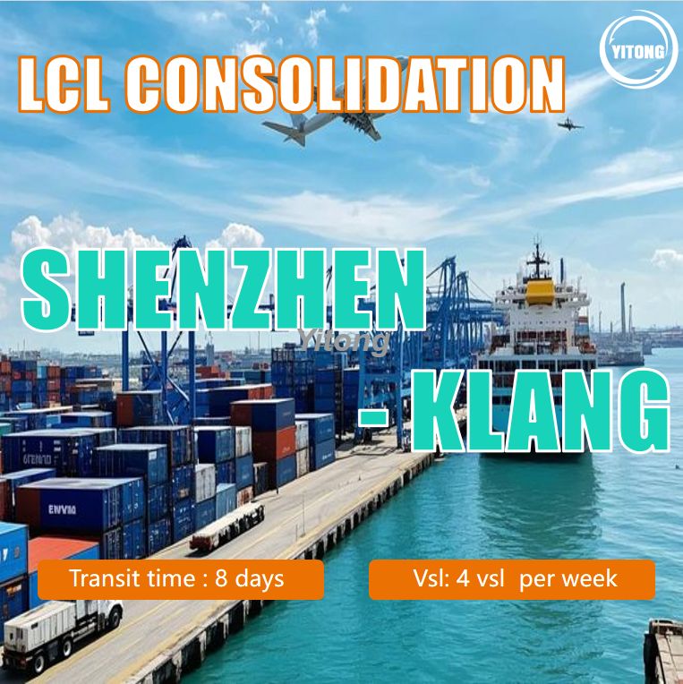 LCL Consolidation From Shenzhen, China To Port Klang, Malaysia Reliable China To Malaysia Shipping