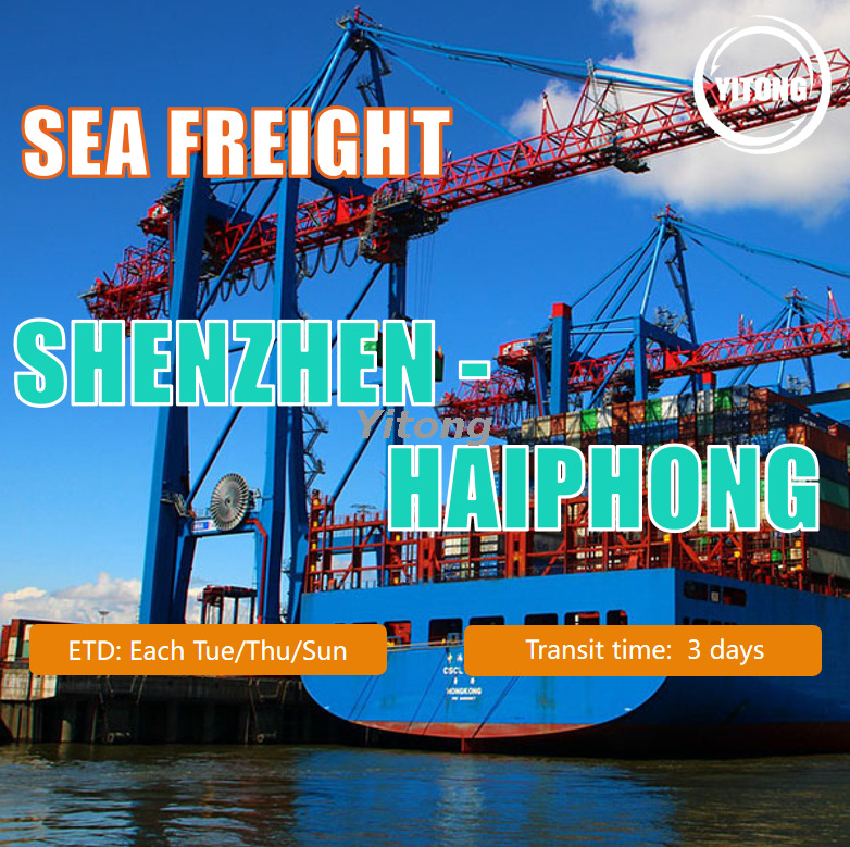 Direct Sailing Shipping From Shenzhen To Haiphong Vietnam