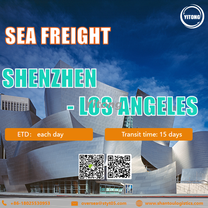Sea Freight from Shenzhen to Los Angeles United States