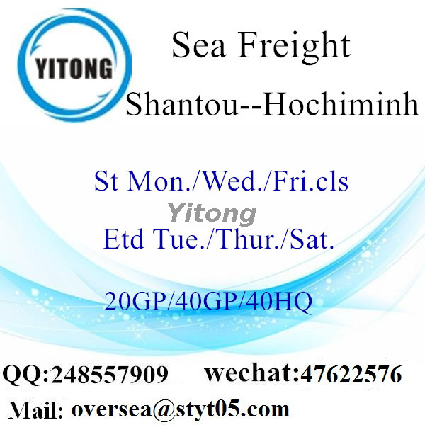 Shantou Port Sea Freight Shipping To Hochiminh Vietnam