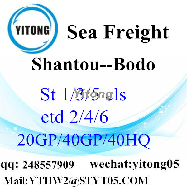 Shantou Logistic Service to Bodo Norway