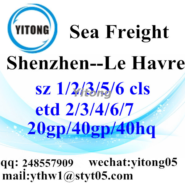 Shenzhen Sea Freight Shipping Agent to Le Havre France