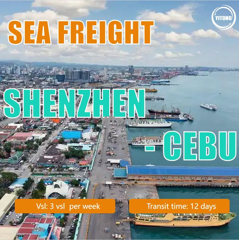 Sea Freight from Shenzhen to Cebu Philippines China to Philippines Ocean Freight Service