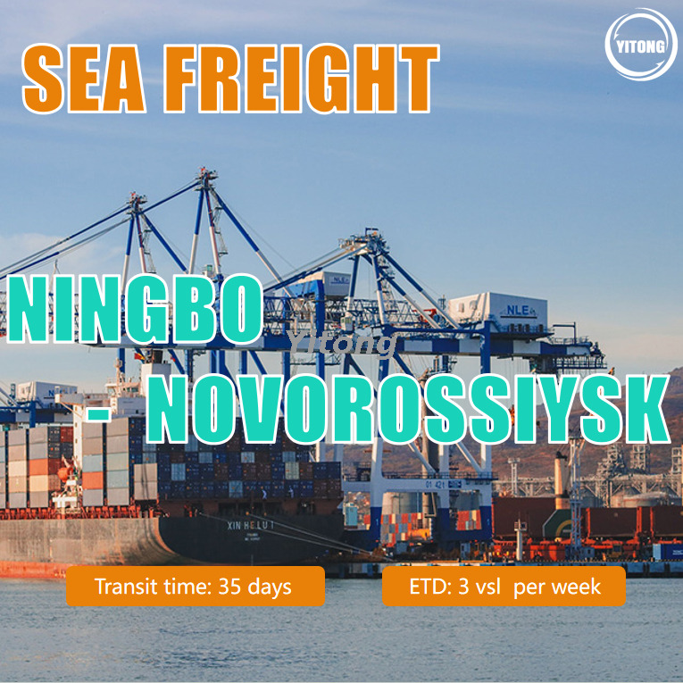 Sea freight Shipping From Ningbo To Novorossiysk Russia