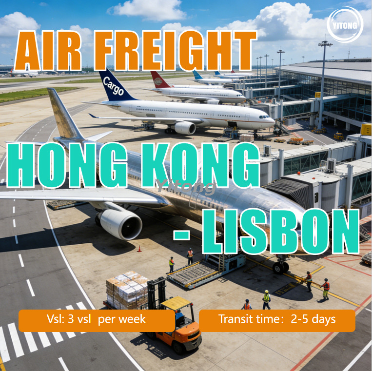 Air Freight from Hong Kong to Lisbon Portugal