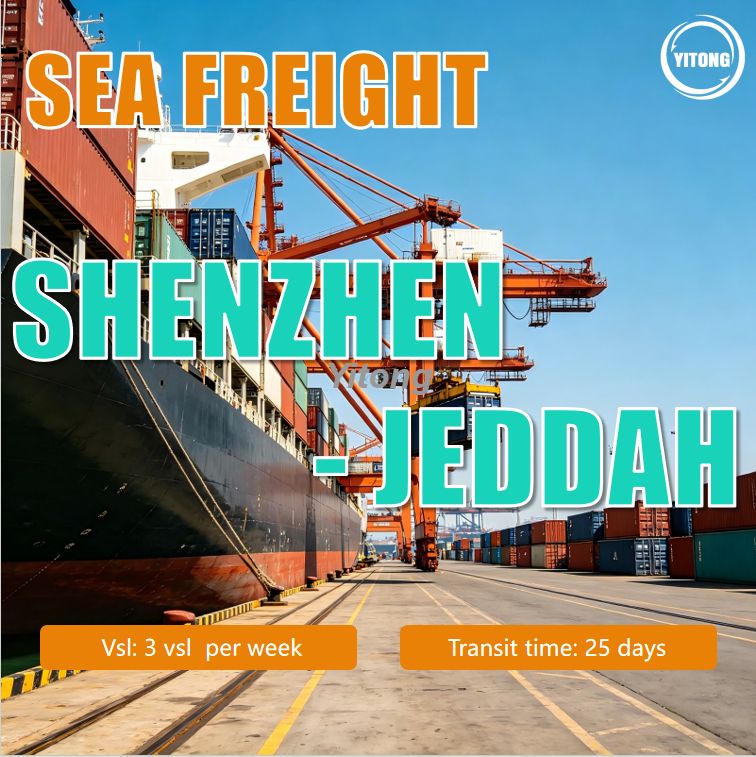 Sea Freight from Shenzhen China to Jeddah Saudi Arabia | Flexible Shipping for Gulf Markets
