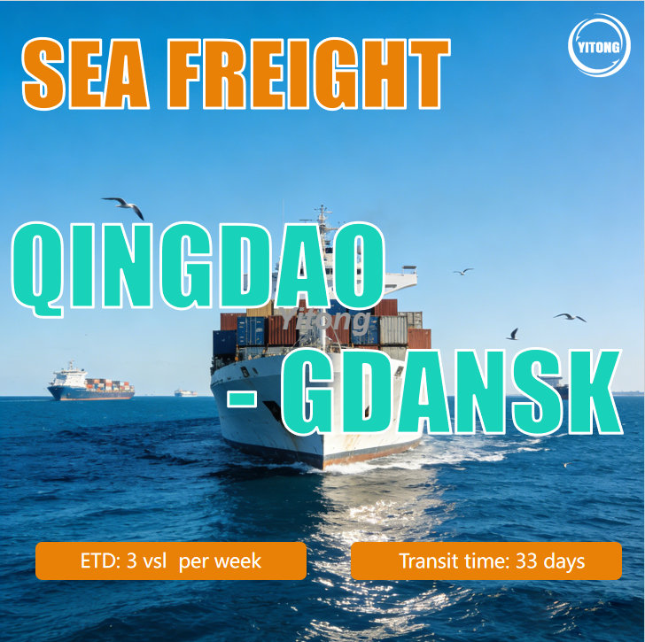 Sea Freight From Qingdao China To Gdansk Port Poland Reliable Ocean Shipping Solution