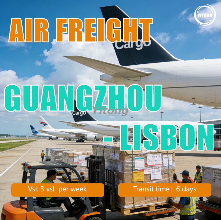 Air Freight from Guangzhou to Lisbon Portugal