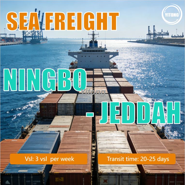 Strategic Sea Freight From Ningbo China To Jeddah Port Saudi Arabia Scalable Container Shipping