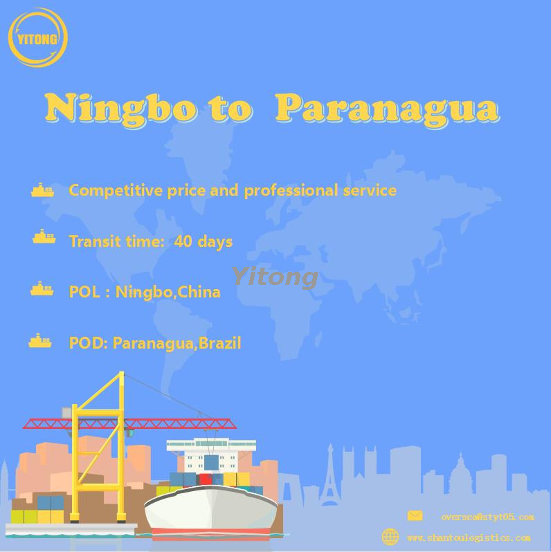 Ocean Freight Service From Ningbo To Paranagua Brazil