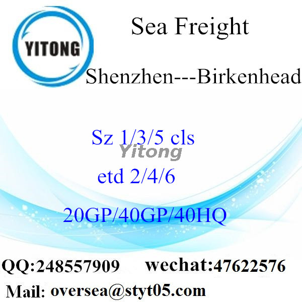Shenzhen Port Sea Freight Shipping To Birkenhead UK