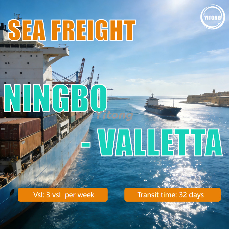 Sea Freight from Ningbo to Valletta Malta