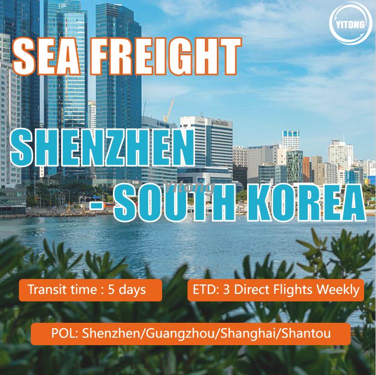From Shenzhen Guangzhou China Ocean Shipping To Korea