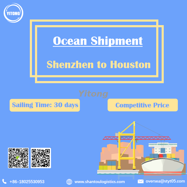 Sea Freight from Shenzhen to Houston United States