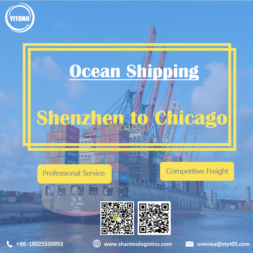 Sea Freight from Shenzhen to Chicago United States