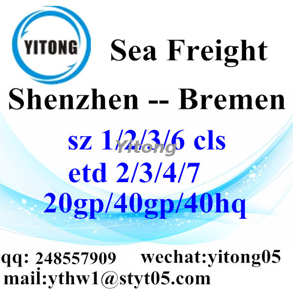 Shenzhen Sea Freight to Bremen Germany